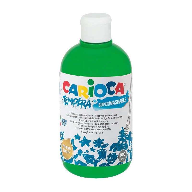 Farba TEMPERA zielona CARIOCA 500ml 170-2363