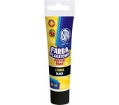 Farba plakatowa w tubkach 30ml szkolna czarna 83110909 ASTRA