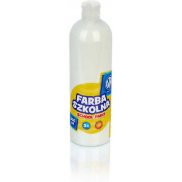 Farba plakatowa szkolna 500ml biała 83410904 ASTRA