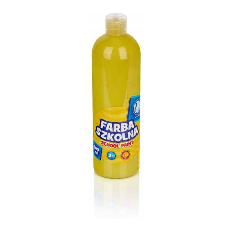 Farba plakatowa szkolna 500ml żółta 83410903 ASTRA