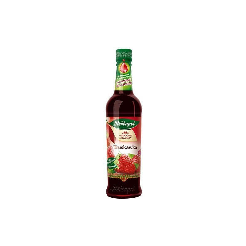 Syrop HERBAPOL Owocowa Spiżarnia truskawka 420ml