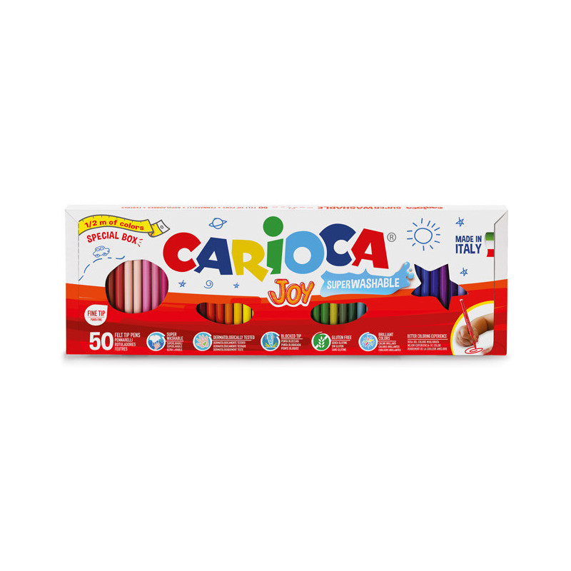 Flamastry CARIOCA JOY 50szt. (41018) 160-2405