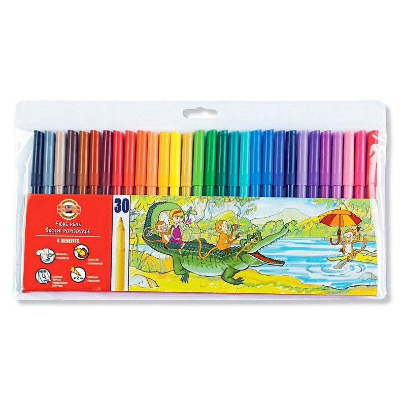 Flamastry 30 kolorów 771002/CJ04 KOH-I-NOOR