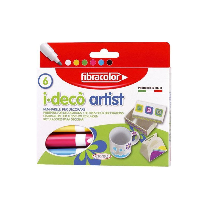 Mazaki I-DECO ARTIST  6 1103 FIBRACOLOR
