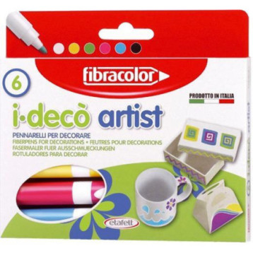 Mazaki I-DECO ARTIST  6 1103 FIBRACOLOR