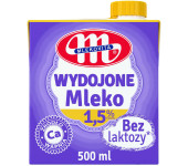 Mleko MLEKOVITA WYDOJONE UHT bez laktozy 1,5% 0.5L