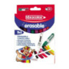 Flamastry wymazywalne MAGIC 9+1 FIBRACOLOR 580MA10P