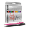 Pisak BRUSH SIGNT kpl. 12 szt. SES15C-ST12PL PENTEL