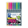 Foliopis permanentny M 1mm 8kolorów w etui 317WP8-1 STAEDTLER