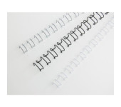 Grzbiety drutowe GBC A4 21L 10mm SLV (100szt) IB160837