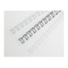 Grzbiety drutowe GBC A4 21L 10mm SLV (100szt) IB160837