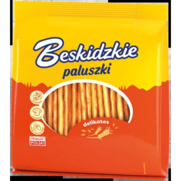 Paluszki BESKIDZKIE delikatesowe 200g Paluszki BESKIDZKIE delikatesowe 200g