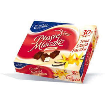 Ptasie mleczko WEDEL wanilia 340g Ptasie mleczko WEDEL wanilia 340g