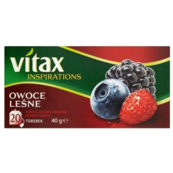 Herbata VITAX INSPIRATIONS (20 torebek 2g) OWOCE LEŚNE zawieszka