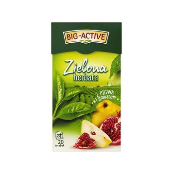 Herbata BIG-ACTIVE zielona (20 torebek) PIGWA-GRANAT Herbata BIG-ACTIVE zielona (20 torebek) PIGWA-GRANAT