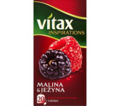 Herbata owocowo-ziołowa VITAX INSPIRATIONS (20 torebek z zawieszką) 40g Malina & Jeżyna