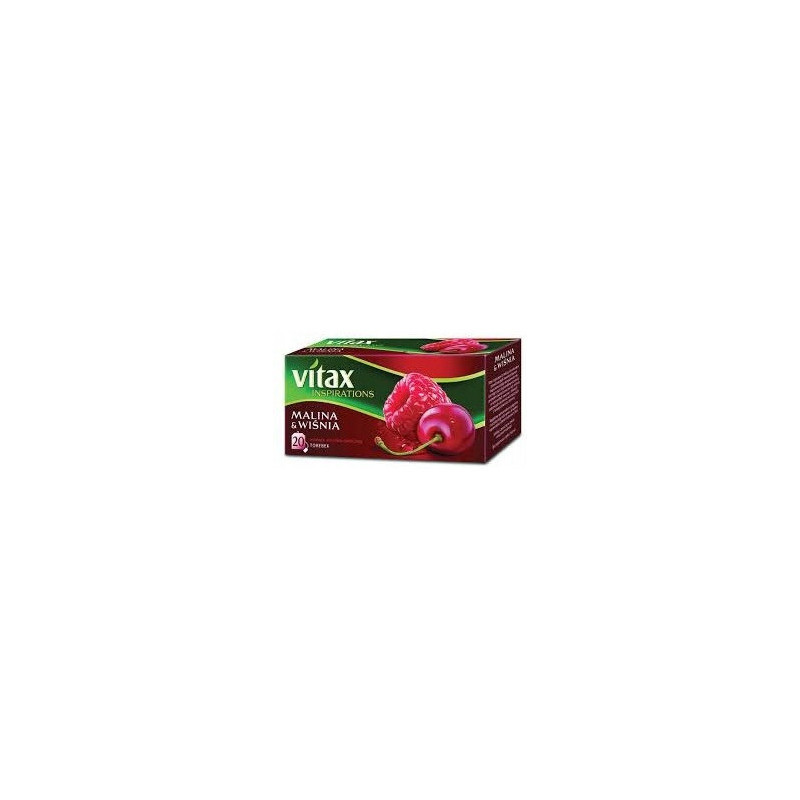 Herbata VITAX INSPIRATIONS (20 torebek) 40g Malina & Wiśnia