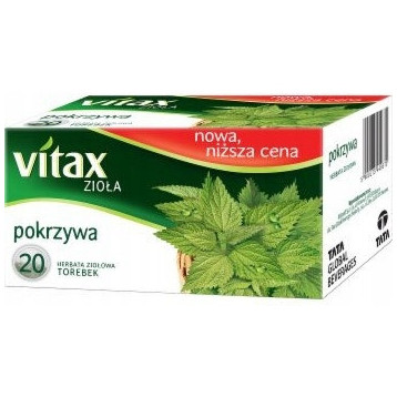 Herbata VITAX Zioła (20 torebek x 1,5g) Pokrzywa bez zawieszki