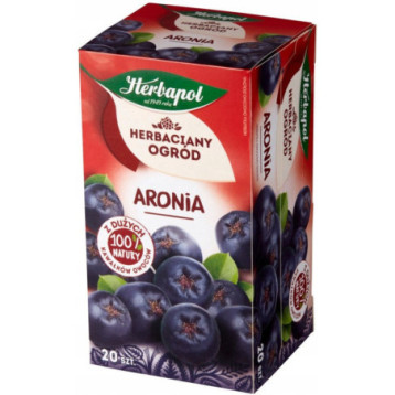 Herbata HERBAPOL owocowo-ziołowa (20 tb) ARONIA 70g HERBACIANY OGRÓD Herbata HERBAPOL owocowo-ziołowa (20 tb) ARONIA 70g HERBACIANY OGRÓD