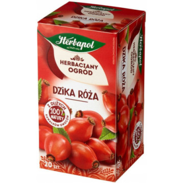 Herbata HERBAPOL owocowo-ziołowa (20 tb) Dzika Róża 70g HERBACIANY OGRÓD Herbata HERBAPOL owocowo-ziołowa (20 tb) Dzika Róża 70g HERBACIANY OGRÓD