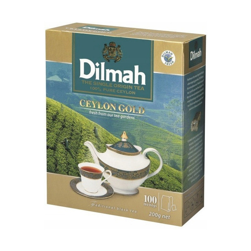 Herbata DILMAH CEYLON GOLD (100 torebek 2g) czarna