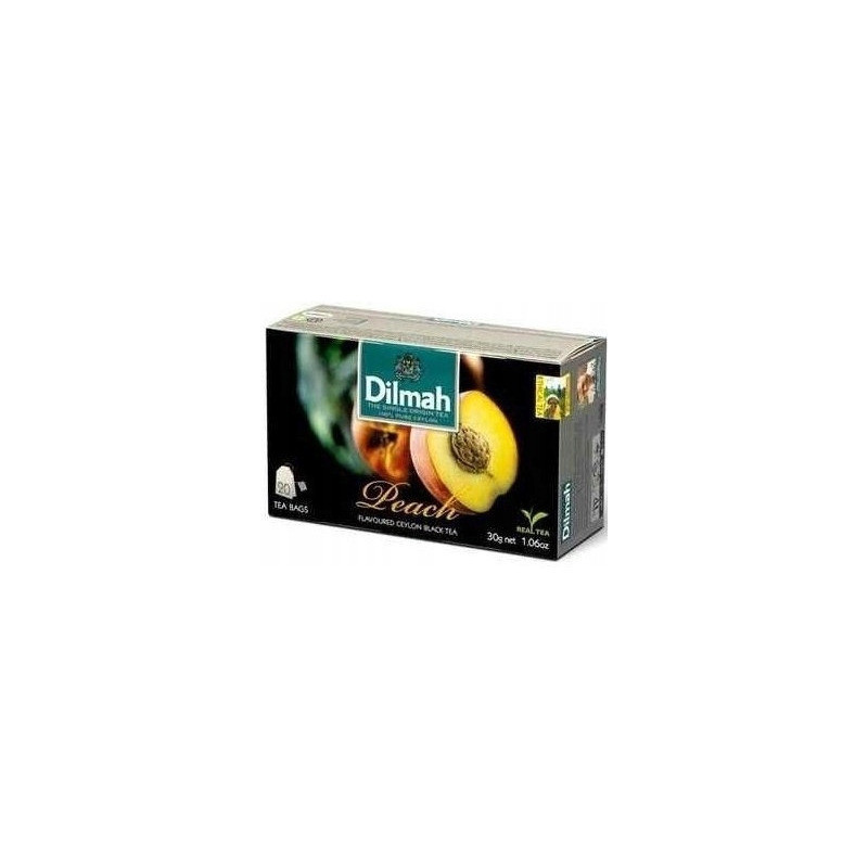Herbata DILMAH (20 torebek) czarna z aromatem Brzoskwinia