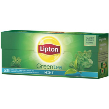 Herbata LIPTON (20 torebek) zielona z nutą mięty GREEN MINT