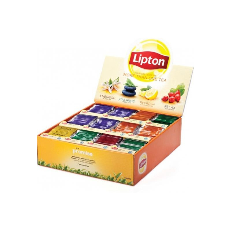 Herbata LIPTON Variety Pack - 12 smaków x 15 kopert fol. czarna