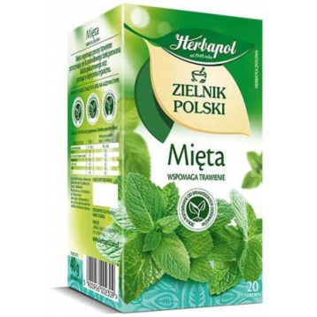 Herbata HERBAPOL ZIELNIK POLSKI mięta (20 torebek) Herbata HERBAPOL ZIELNIK POLSKI mięta (20 torebek)