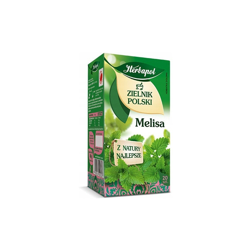 Herbata HERBAPOL ZIELNIK POLSKI melisa (20 torebek)