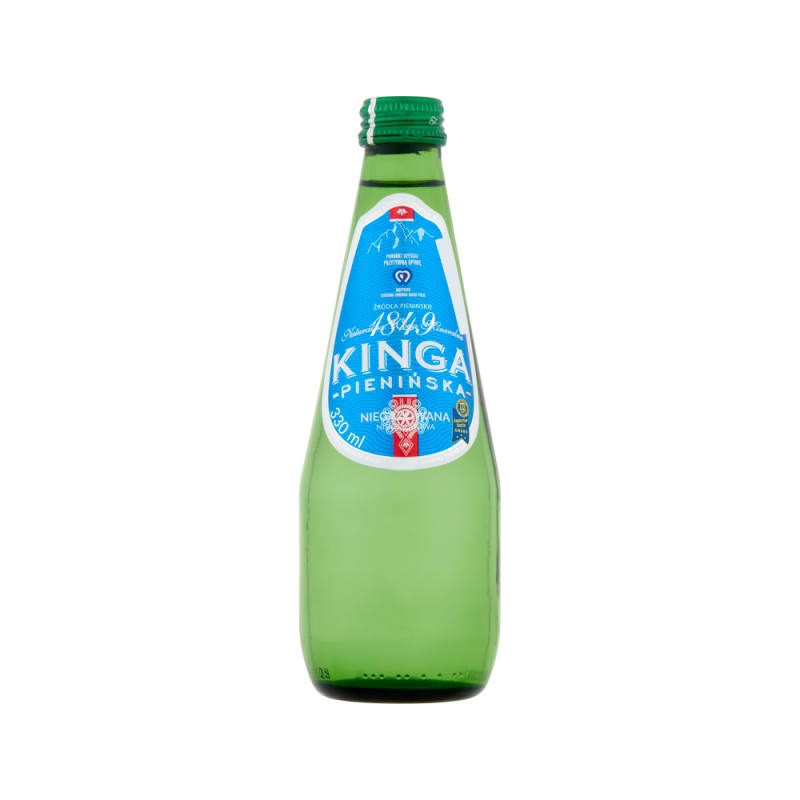 Woda mineralna KINGA PIENIŃSKA 0,3l (12szt) niegazowana butelka szkło
