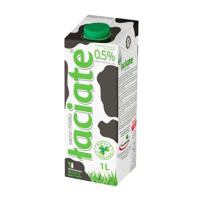 Mleko ŁACIATE UHT 0.5% 1L
