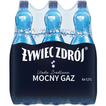 Woda źródlana ŻYWIEC ZDRÓJ 1.5L (6szt) mocno gazowana Woda źródlana ŻYWIEC ZDRÓJ 1.5L (6szt) mocno gazowana