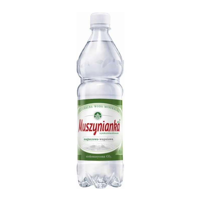 Woda MUSZYNIANKA 0.6L (8szt) niskogazowana