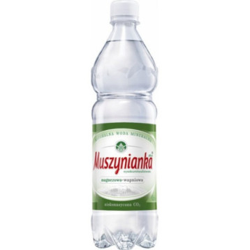 Woda MUSZYNIANKA 0.6L (8szt) niskogazowana