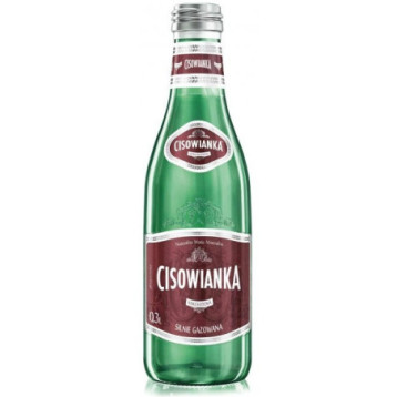 Woda CISOWIANKA 0.3L (24szt) Silny Gaz szkło Woda CISOWIANKA 0.3L (24szt) Silny Gaz szkło