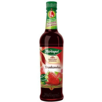 Syrop HERBAPOL Owocowa Spiżarnia truskawka 420ml Syrop HERBAPOL Owocowa Spiżarnia truskawka 420ml
