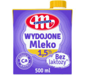 Mleko MLEKOVITA WYDOJONE UHT bez laktozy 1,5% 0.5L