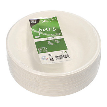 Miseczka z trzciny cukrowej 680ml biała(50 sztuk) 89760 89760 PAPSTAR Miseczka z trzciny cukrowej 680ml biała(50 sztuk) 89760 89760 PAPSTAR