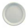 Talerz z trzciny cukrowej 26cm biały (50szt) 45189/29273 100% biodegradowalny