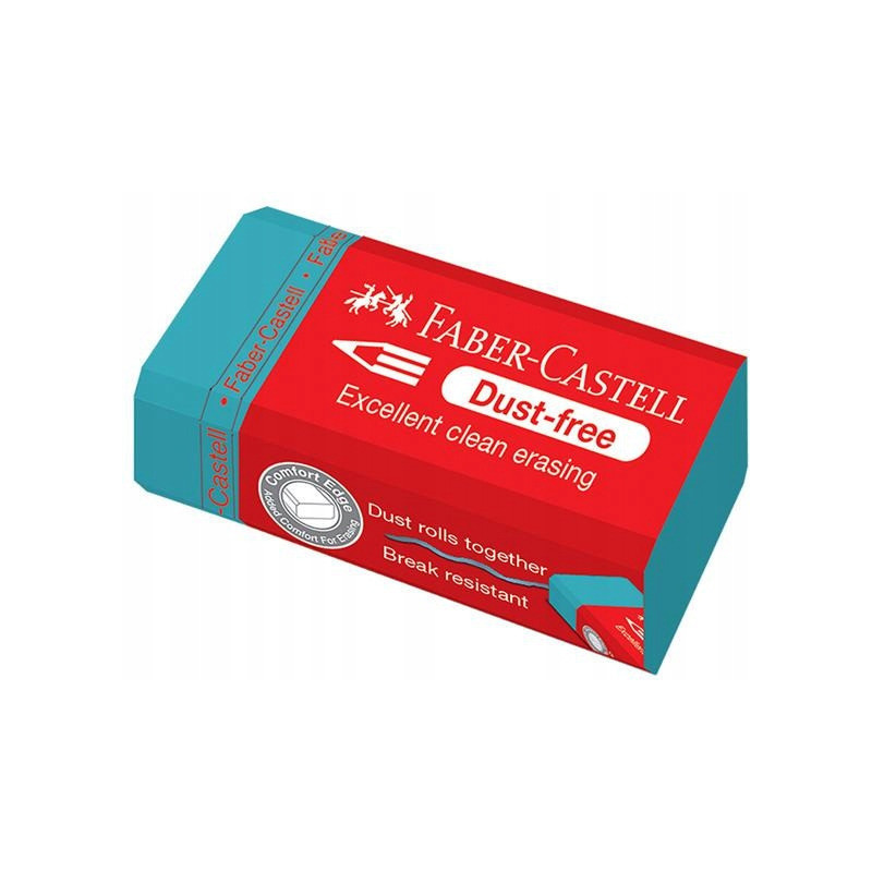 Gumka DUST FREE mix kolorów pastelowych 187221 FC FABER CASTELL