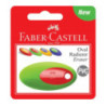 Gumka OVAL PVC-FREE mix kolorów na blistrze 182331 FABER-CASTELL