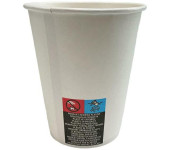 Kubek papierowy biały 300ml/12oz (max350ml) (50szt) GM120OZCARB śr.90mm THINK`N GREEN