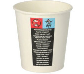 Kubek papierowy biały 100ml (100szt) śr.63mm 45029/27100