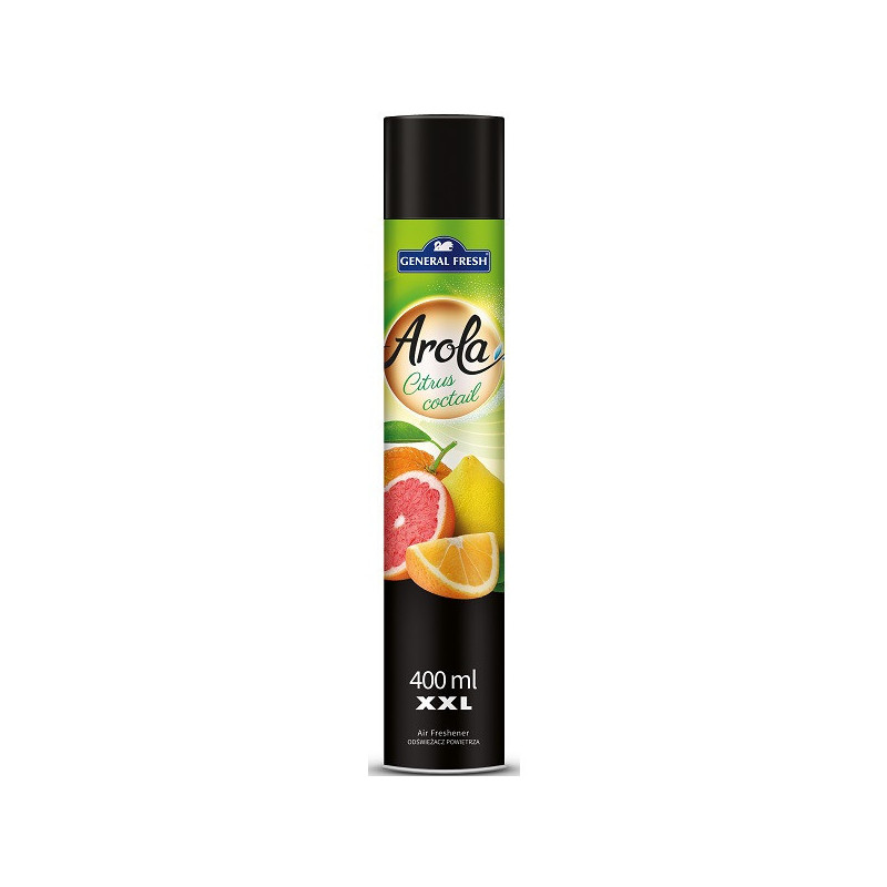 Odświeżacz powietrza AROLA Spray 400ml Citrus Coctail GENERAL FRESH Odświeżacz powietrza AROLA Spray 400ml Citrus Coctail GENERAL FRESH