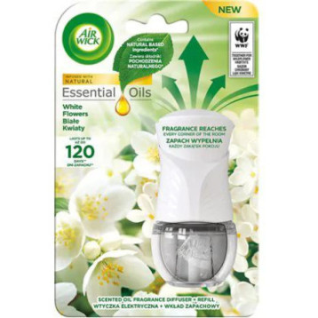 Odświeżacz AIR WICK elektryczny komplet Białe kwiaty 19ml Odświeżacz AIR WICK elektryczny komplet Białe kwiaty 19ml