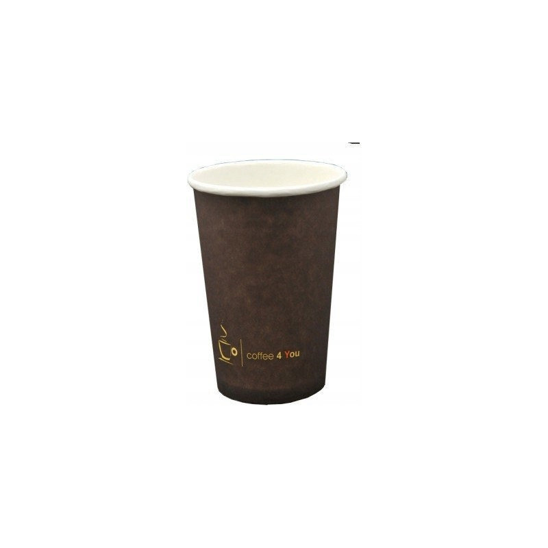 Kubek papierowy 100ml z nadrukiem COFFEE 4 YOU (100) 221.006