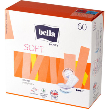 Wkładki BELLA PANTY (60 sztuk) Soft Wkładki BELLA PANTY (60 sztuk) Soft