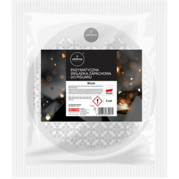 Wkładka zapachowa enzymatyczna do pisuaru Black (2szt.) AROMA PROFESSIONAL