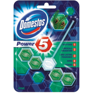 Zawieszka do toalety KOSTKA DOMESTOS POWER5 55g/50g PINE